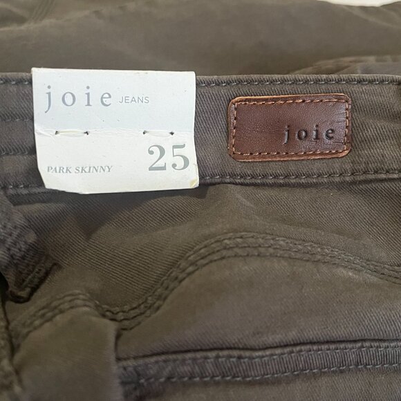 Joie Park NWT Skinny Pants Fatigue Military Green Women’s Size 25 - Picture 6 of 11